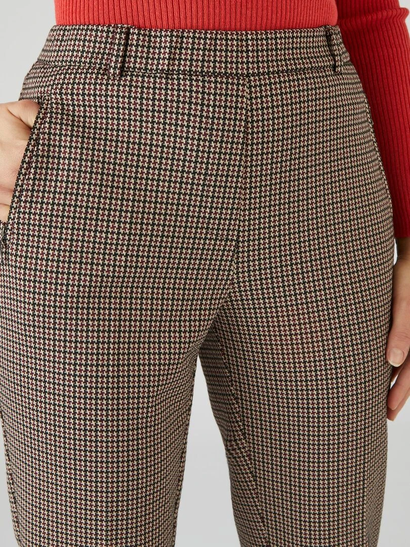 Pantalon 7/8ème maille milano   Damart   Bordeaux