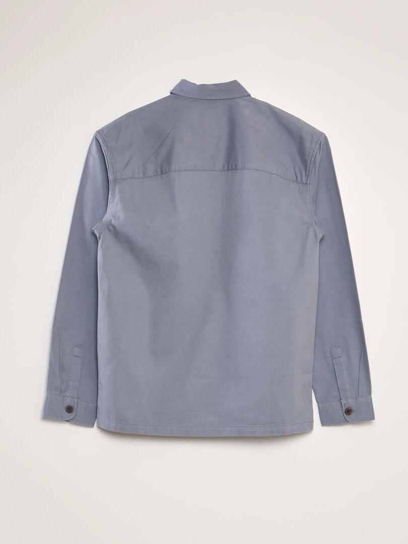 Surchemise en coton Bleu