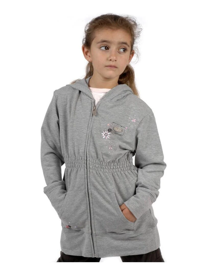 Sweat fille FARIPUL MISS GIRLY Gris