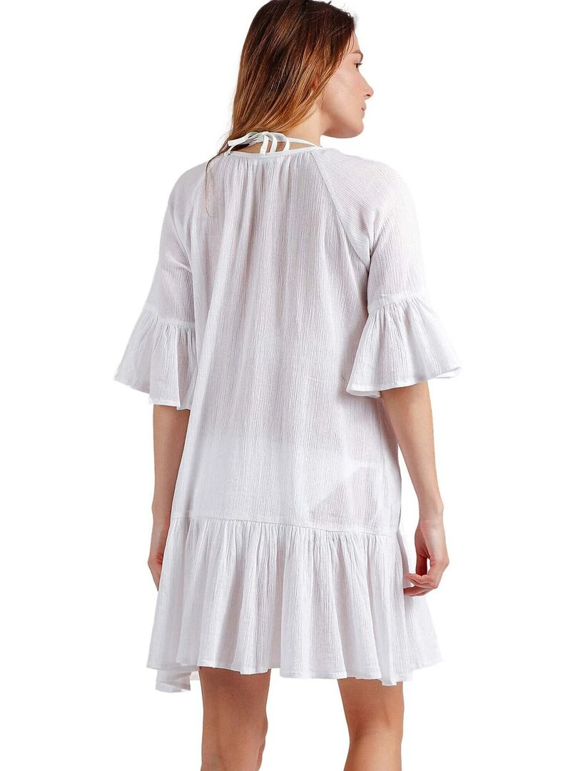 Robe estivale Paradise Blanc