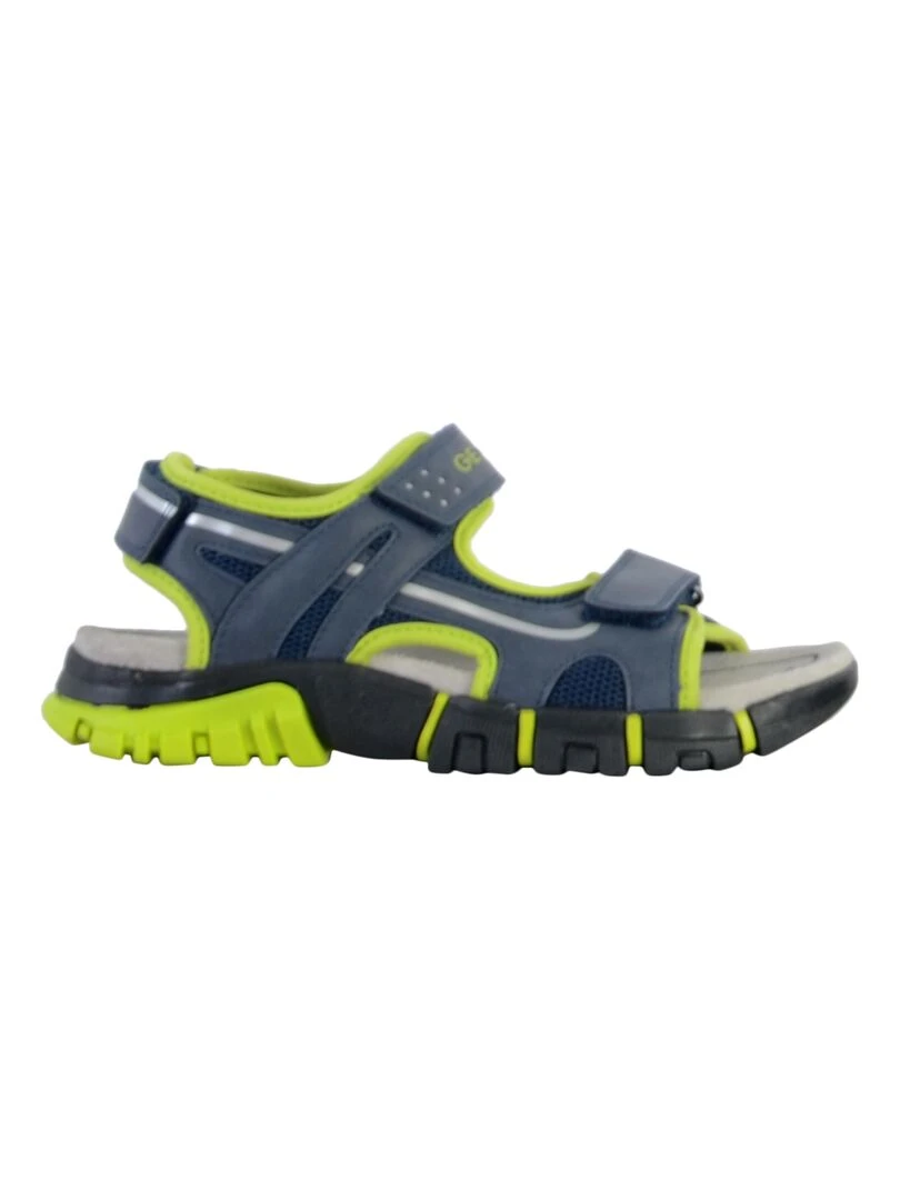 Sandale à Scratch Plate Geox Enfant Dynomix Bleu marine