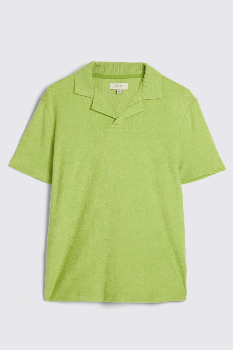 Linen Blend Pink Skipper Polo   Buy Online at Moss