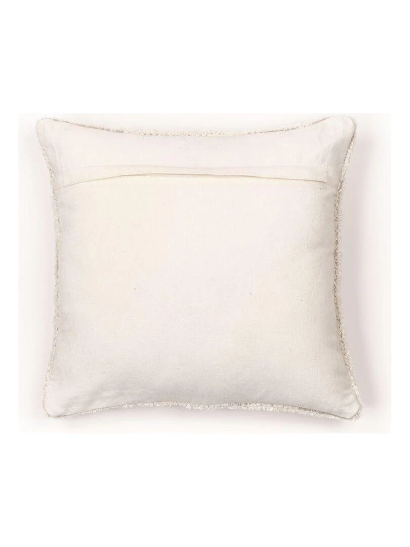 Coussin déhoussable tufté 'FUNNY LAPIN ' 'TODAY' Blanc
