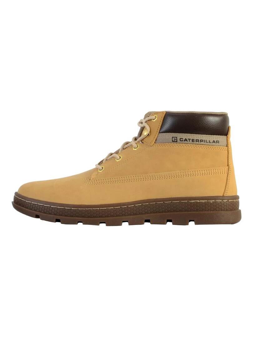 Boots Cuir Caterpillar Cite   Marron