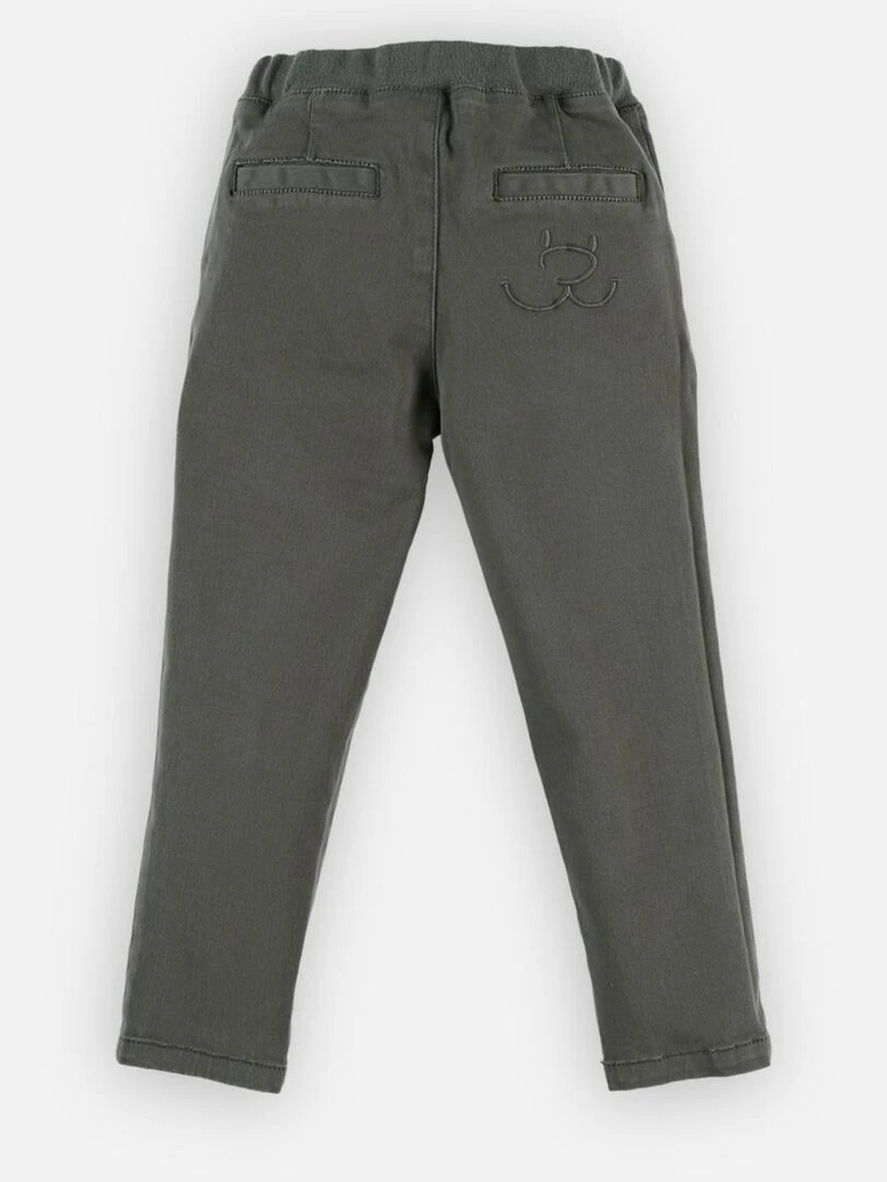 Pantalon en twill  kaki   Noukie's   Vert