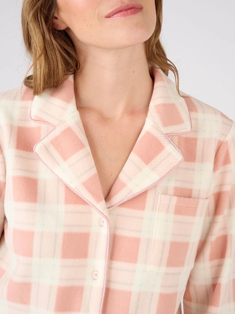 Pyjama maille polaire Thermolactyl Damart Rose