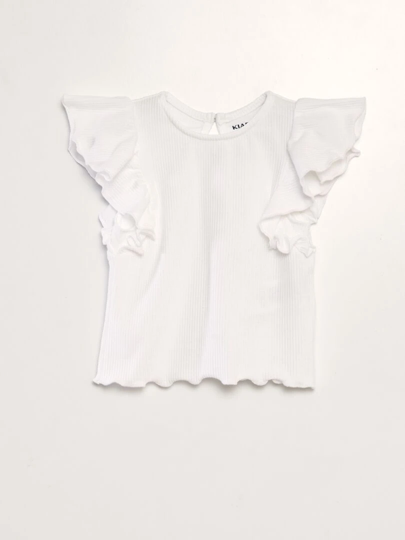 Ensemble tee shirt + legging imprimé 2 pièces Rose/blanc