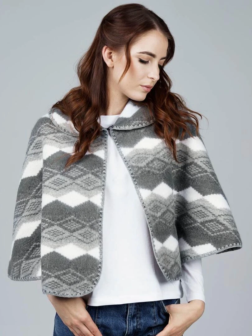 Cape Femme Loggia Fabriqué en France Gris