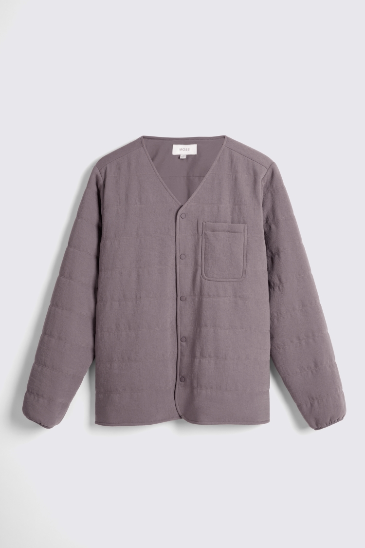 Light Grey Structured Shacket    Buy Online at Moss