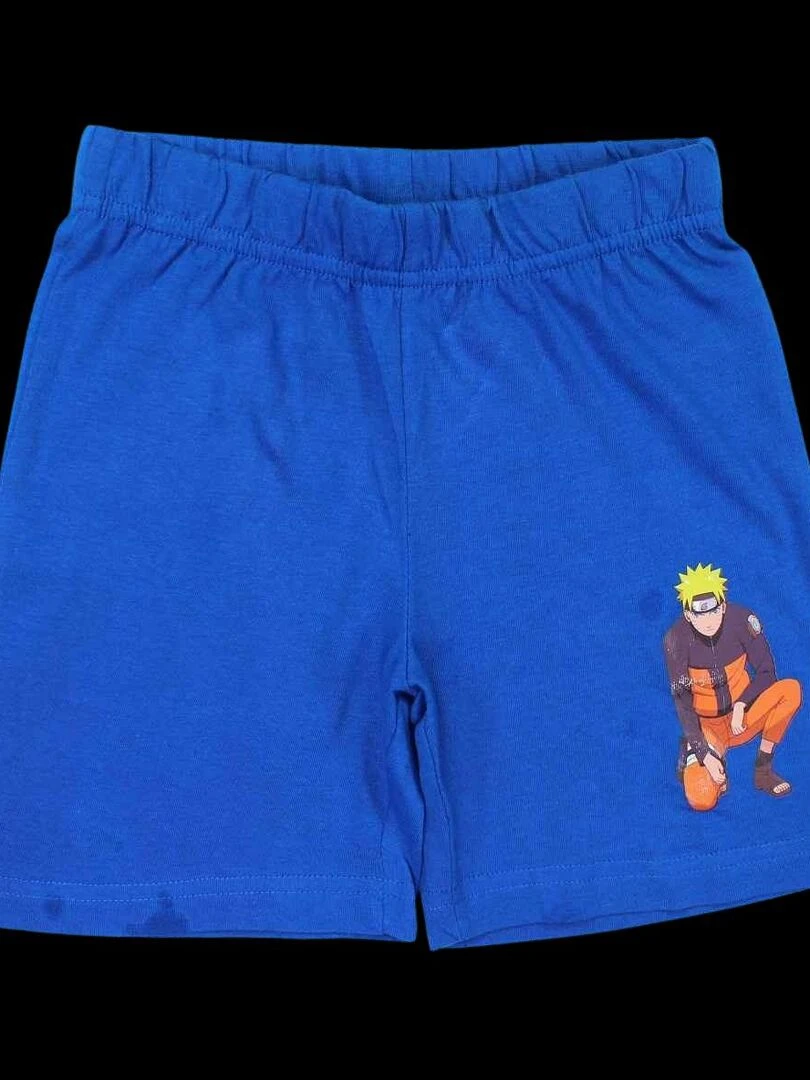 Disney   Ensemble T shirt short garçon Imprimé Naruto   Blanc