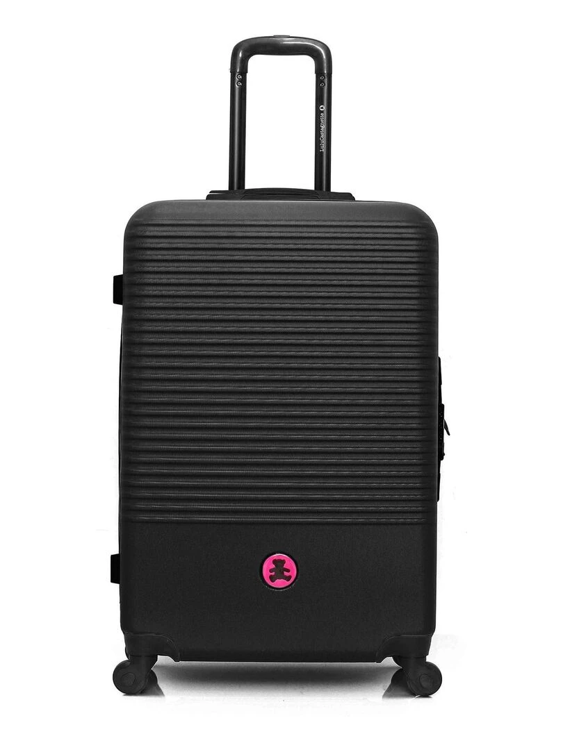 LULU CASTAGNETTE VALISE GRAND FORMAT RIGIDE 75CM BAND A Noir