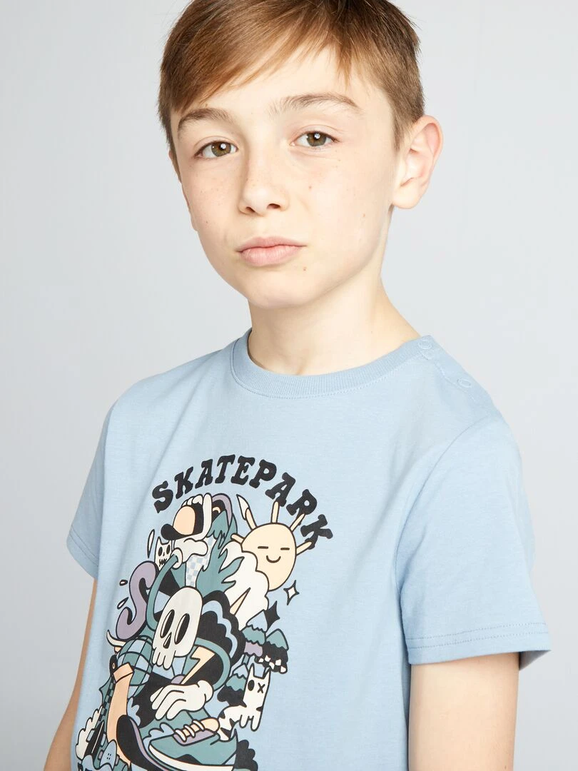 T shirt imprimé So Easy Bleu