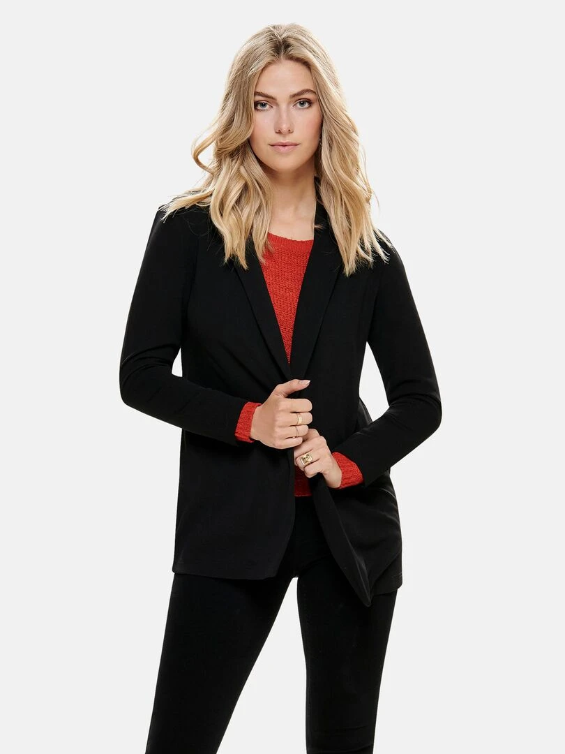 Veste blazer fluide noir