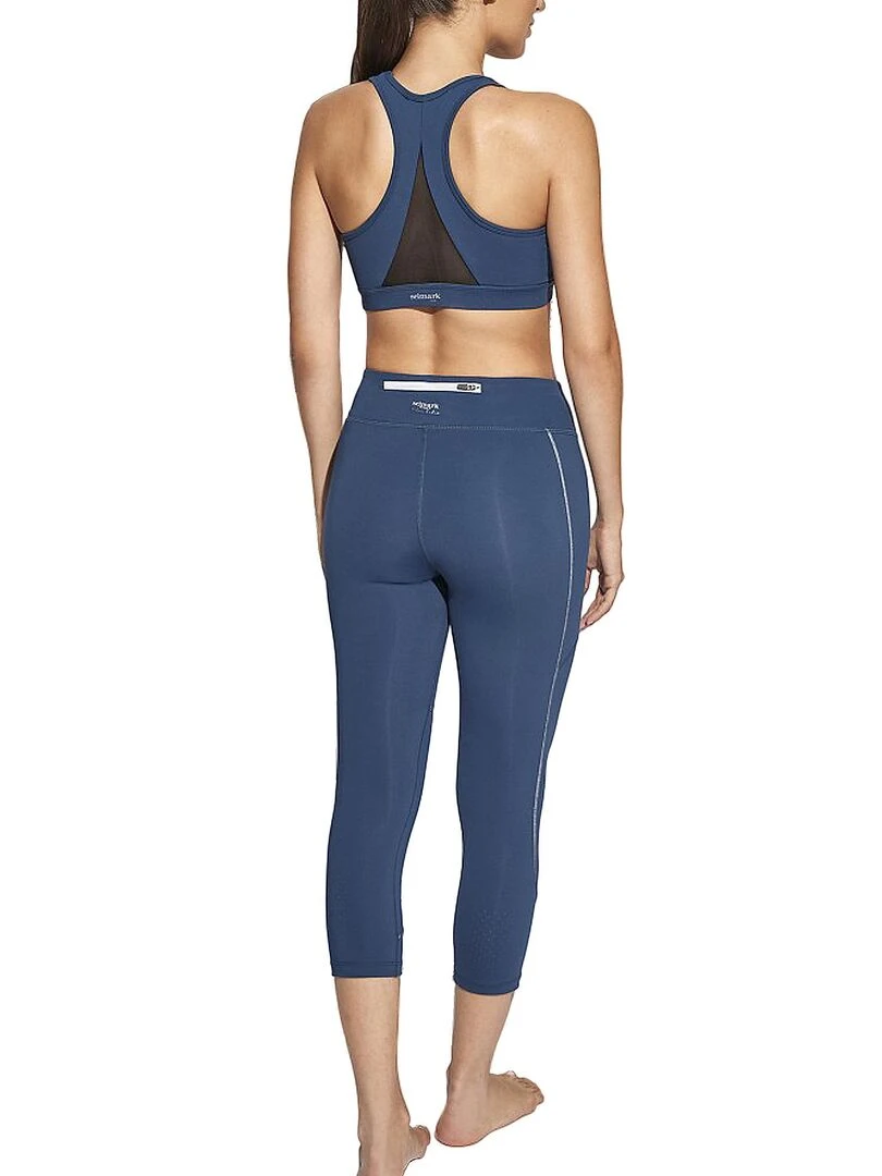 Legging court de sport Tech ST4   Bleu