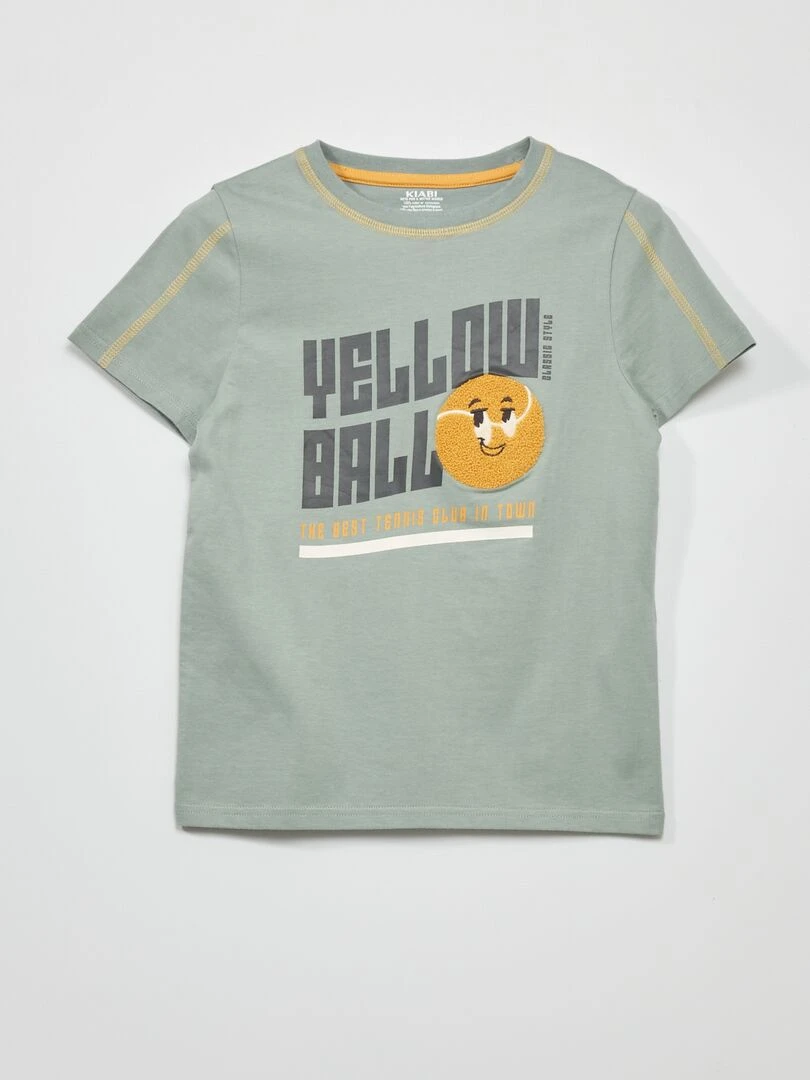 T shirt à manches courtes Bleu