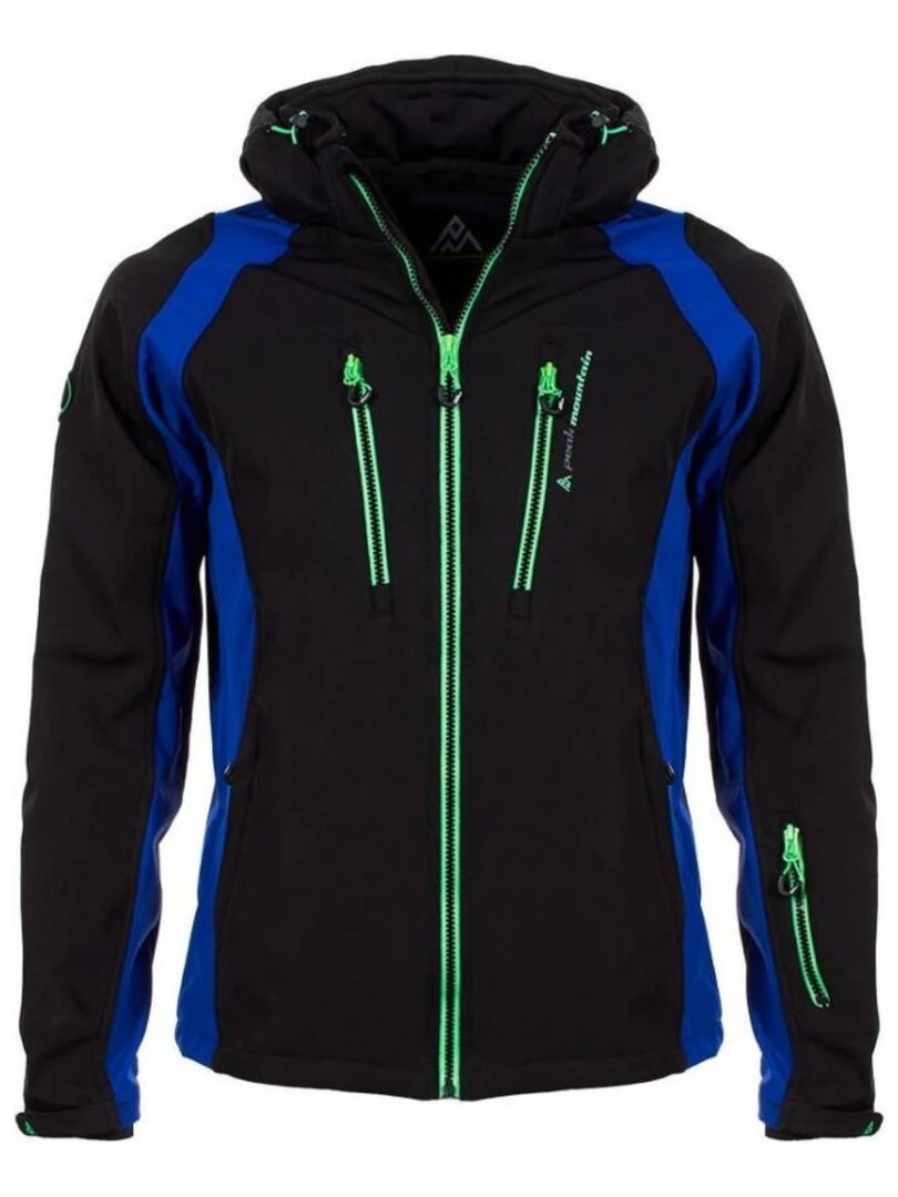 Blouson softshell homme CABILONE PEAK MOUNTAIN Noir Noir