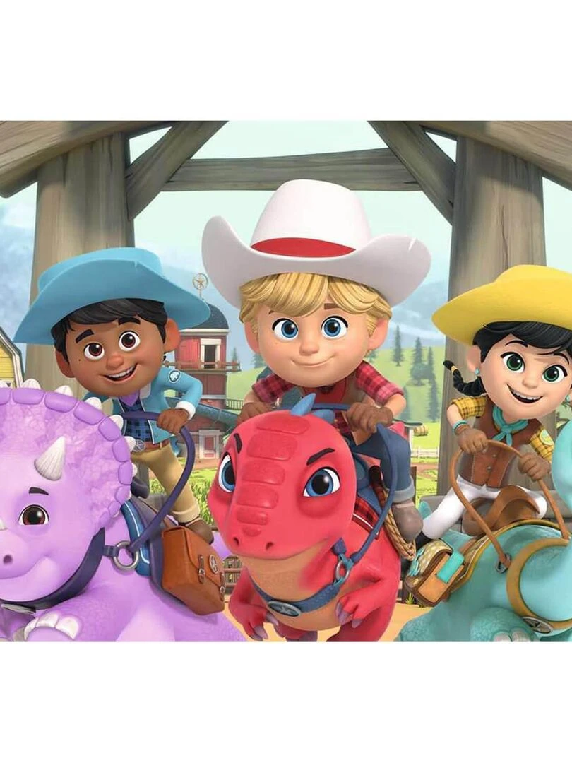 Puzzles 2 x 24 pièces : Les amis du Dino Ranch   N/A