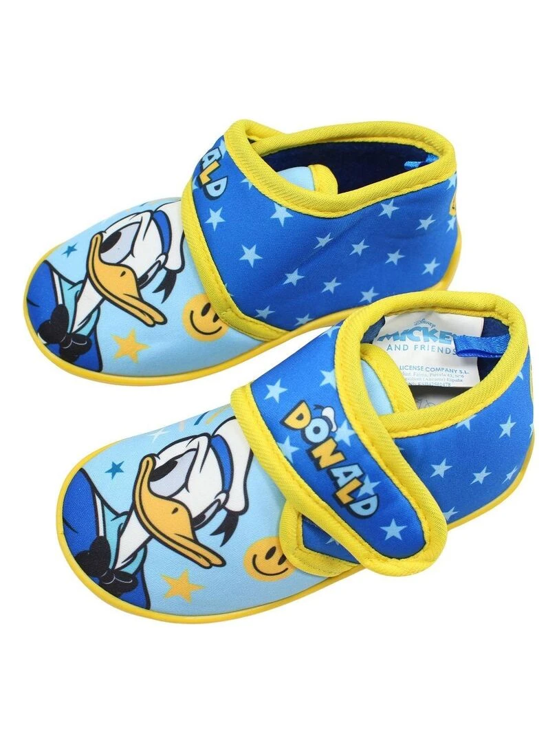 Disney Chaussons garçon imprimé Donald Jaune