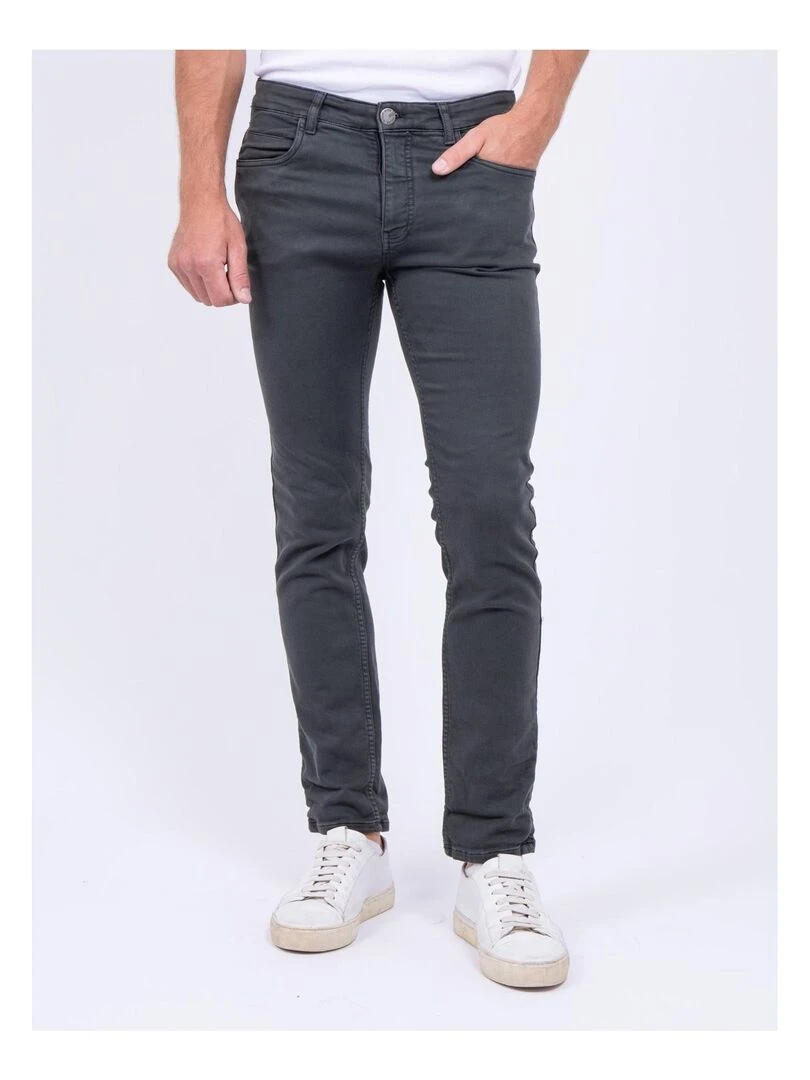 Pantalon 5 poches VAAS Gris foncé