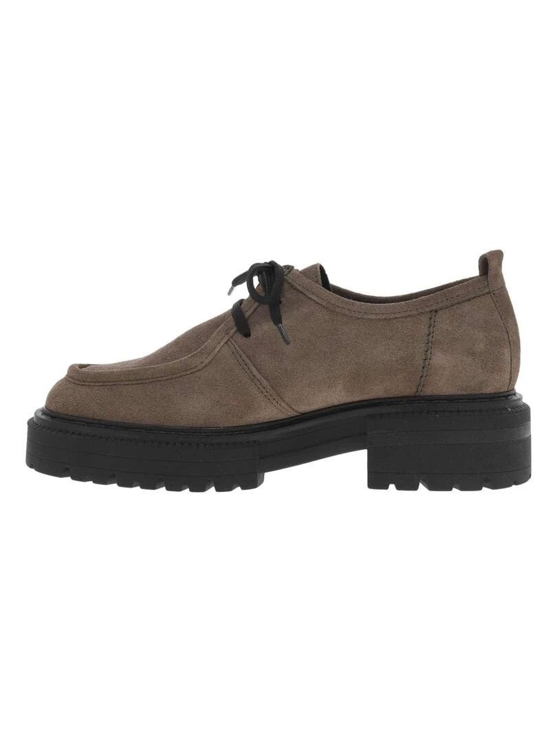TAMARIS   Derbies cuir   Taupe