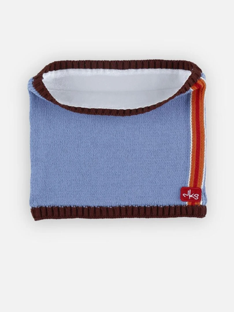 Echarpe tube tricoloudoux  ibiza   Noukie's   Bleu