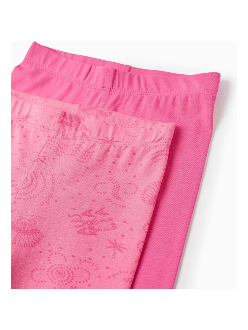 2 Shorts Moulants en Coton pour Fille 'Australia'  EXPLORING AUSTRALIA   Rose