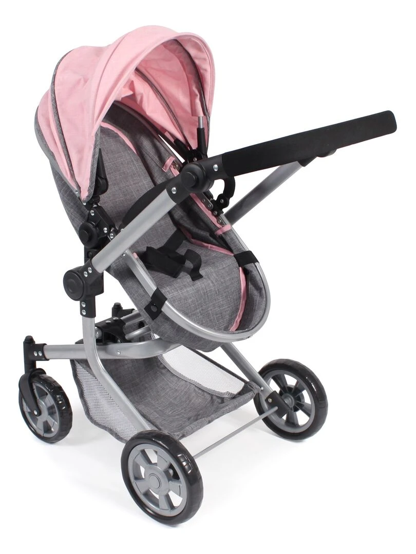 Mika Poussette Combinée Pour Poupée Gris Rose   N/A