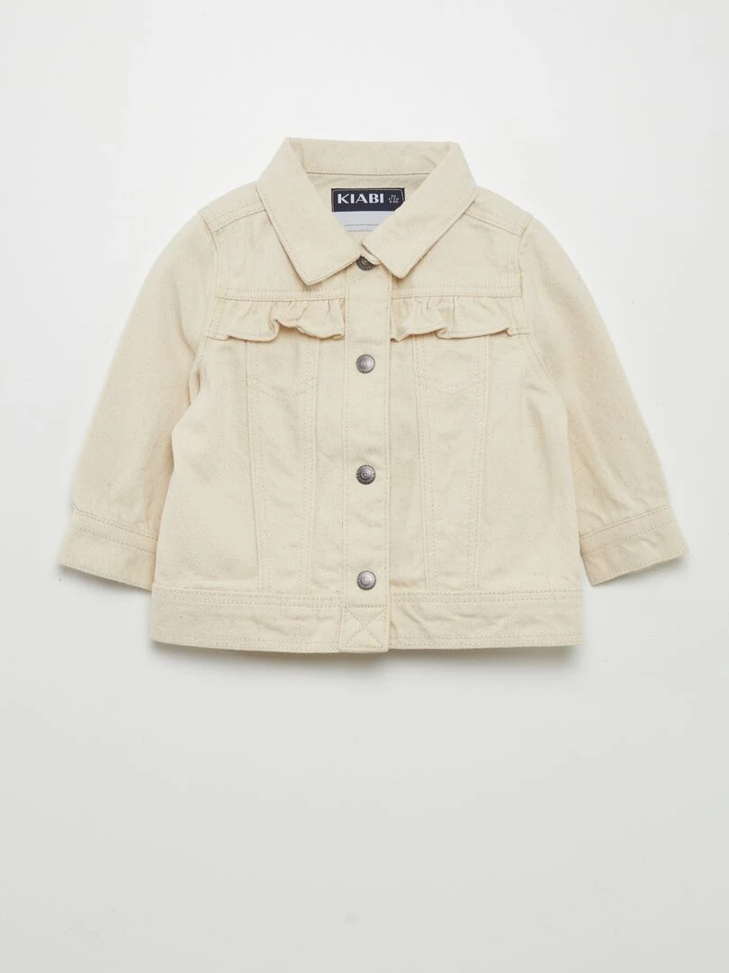 Veste en denim Ecru