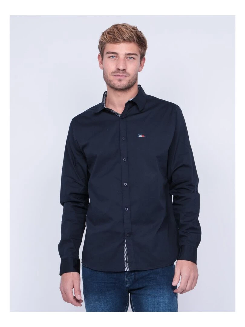 Chemise manches longues TARTIK Bleu marine