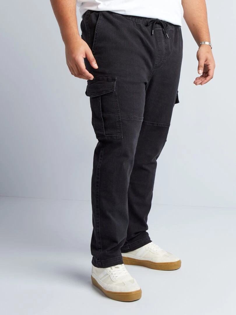 Pantalon stretch Noir