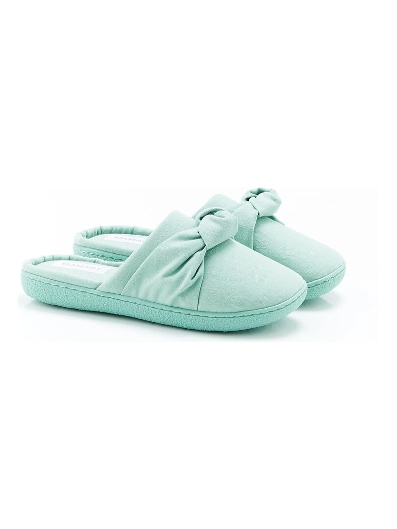 Mules à mémoire de forme Damart Bleu