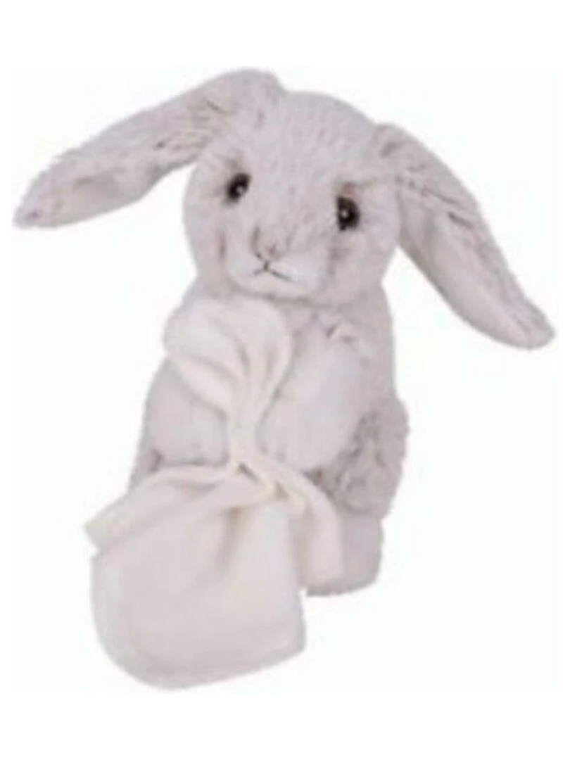 doudou Histoire d'ours Lapin Blanc mouchoir PM 16cm Oh studio HO2471 Oh studio Pantin Blanc