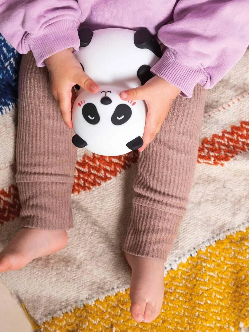 Veilleuse lumineuse en silicone Panda Multicolore