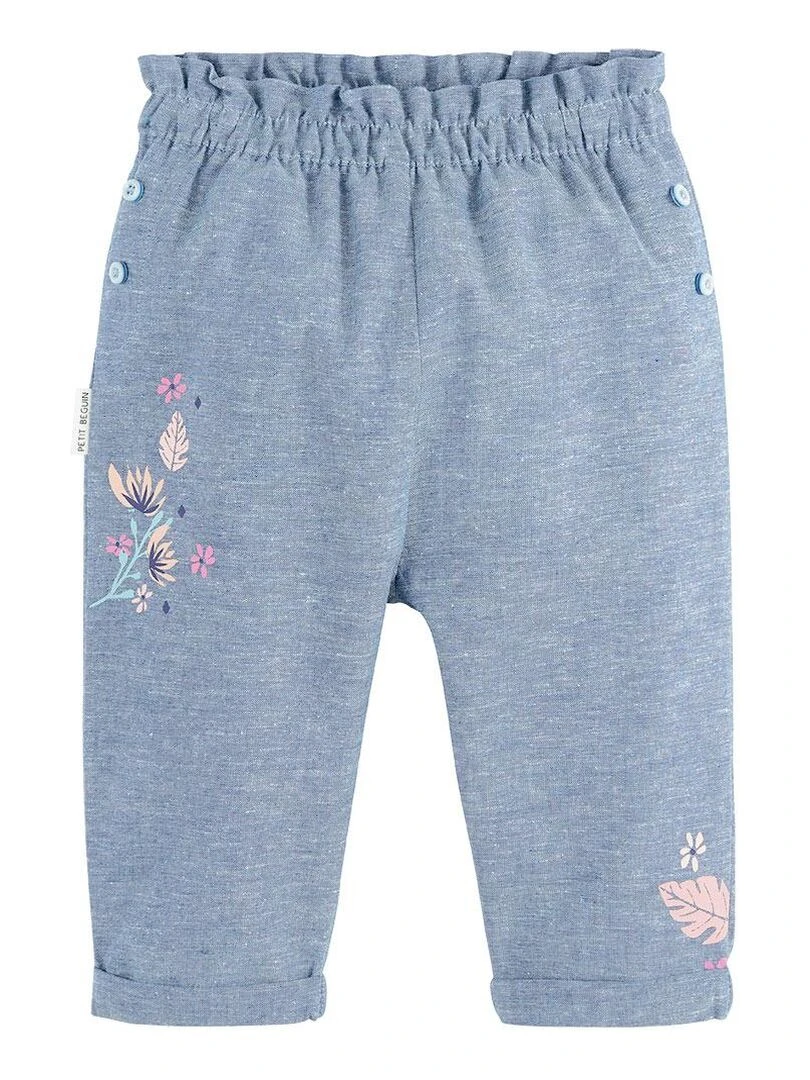 Pantalon bébé Masha Bleu