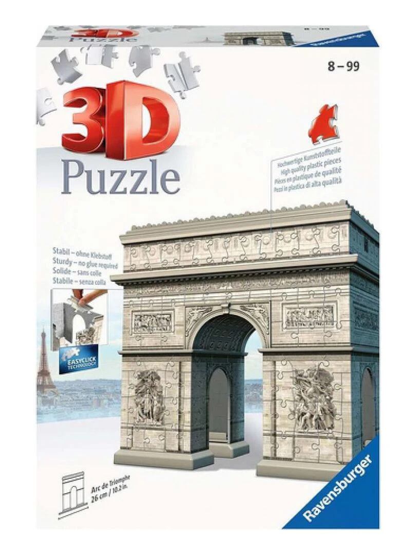 216 Pcs puzzle 3D Arc de Triomphe N/A