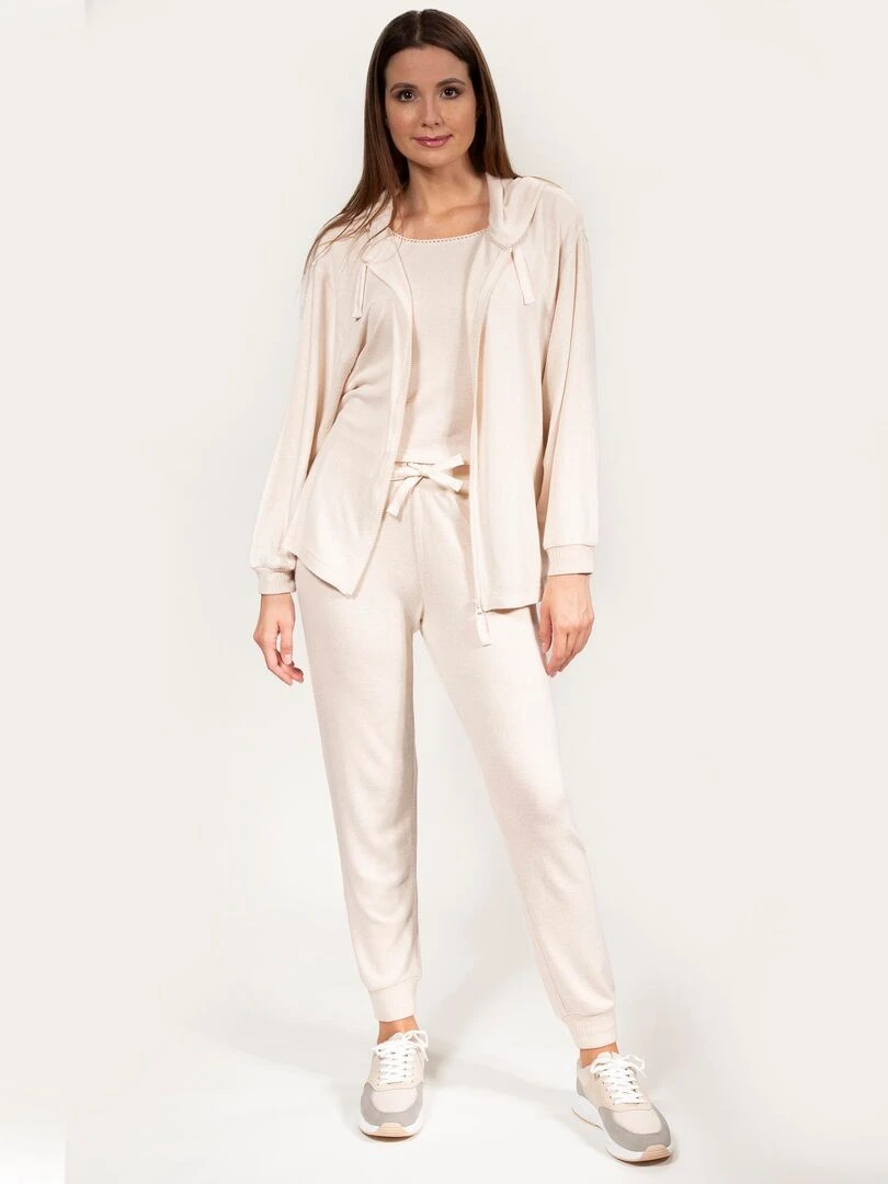 Pantalon jogger Femme Beige   Beige