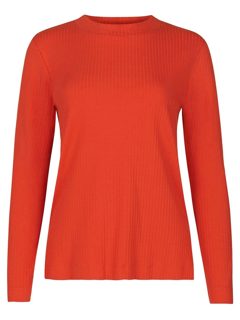 Haut pyjama top manches longues Lucky   Orange