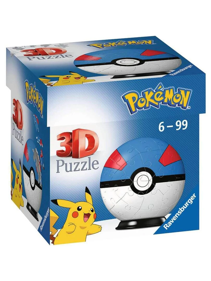 Puzzles 3D Ball 54 pièces : Pokémon : Super Ball N/A