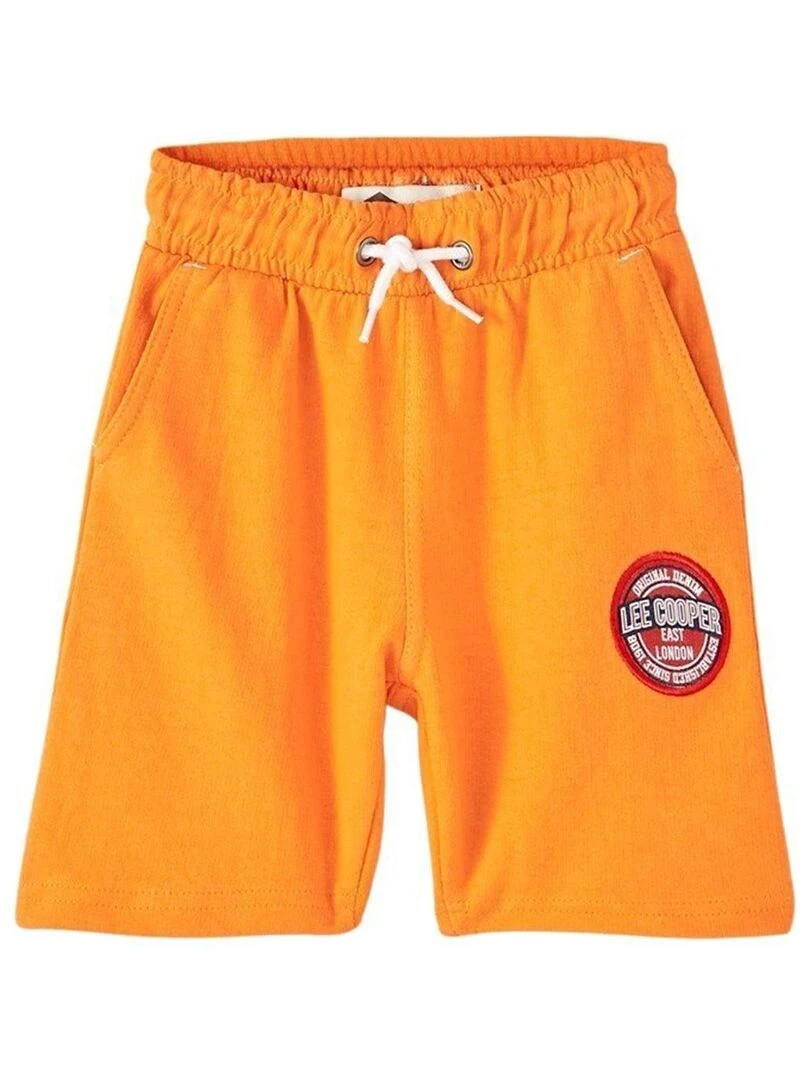 Lee Cooper Bermuda garçon imprimé logo Orange