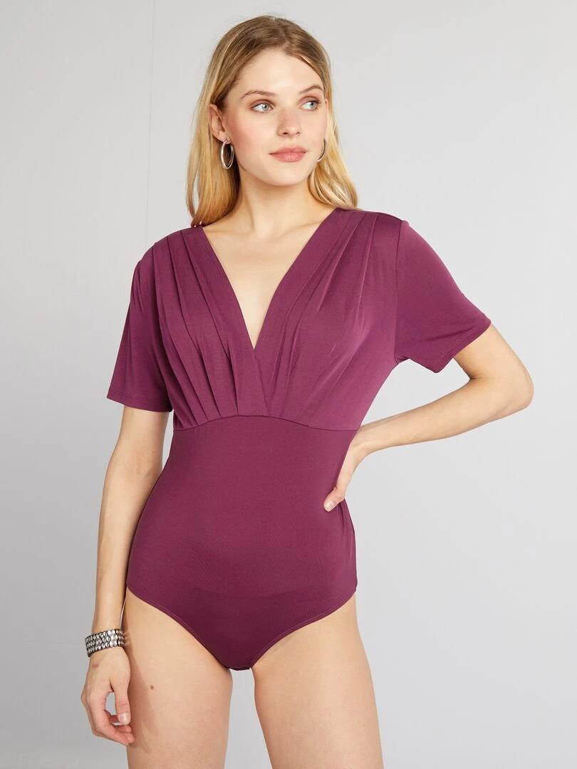 Body drapé Violet