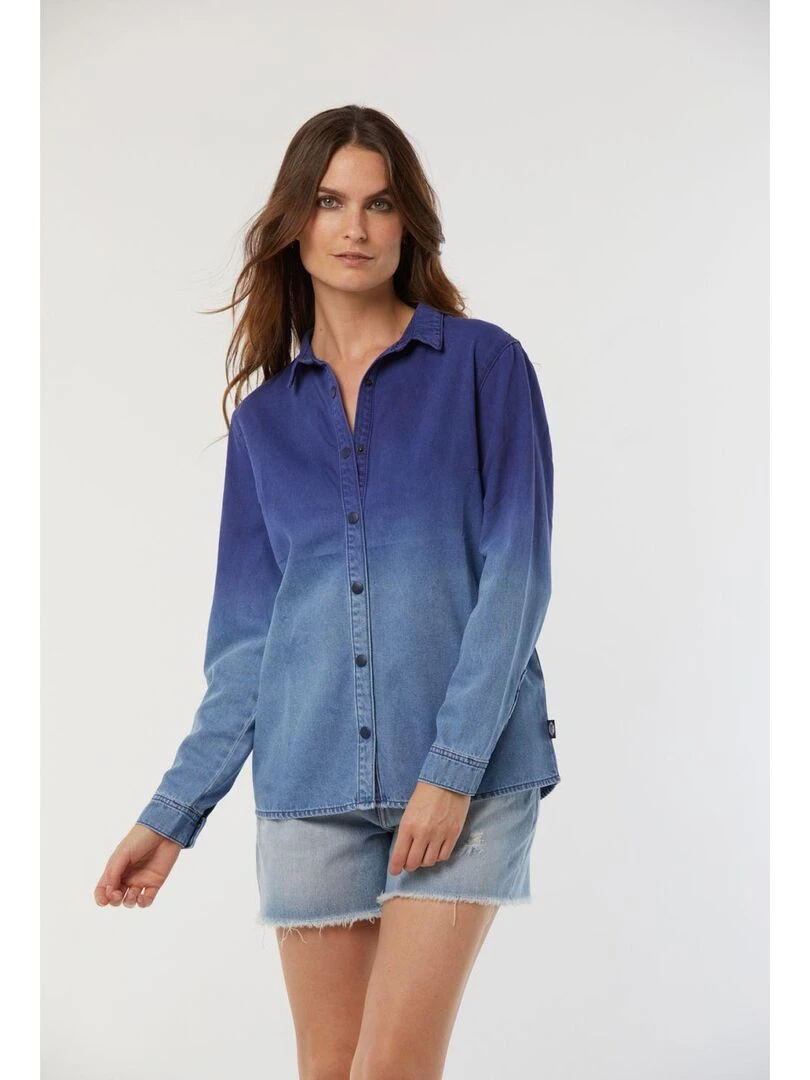 Lee Cooper   Chemise manches longues coton regular DAP   Bleu