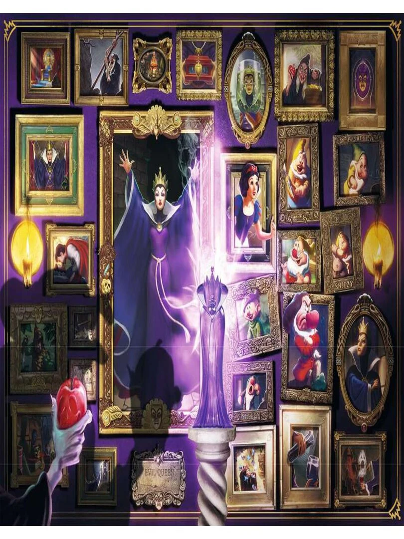 Puzzle 1000 pièces La méchante Reine Sorcière (Collection Disney Villainous) N/A