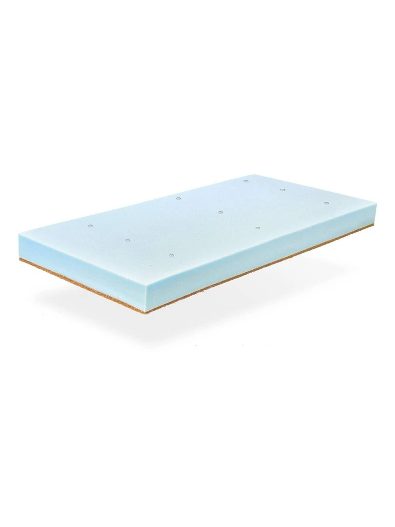 Matelas bebe EKO STAR Epaisseur 11 CM Noyau en mousse et Coco Naturel Marron clair