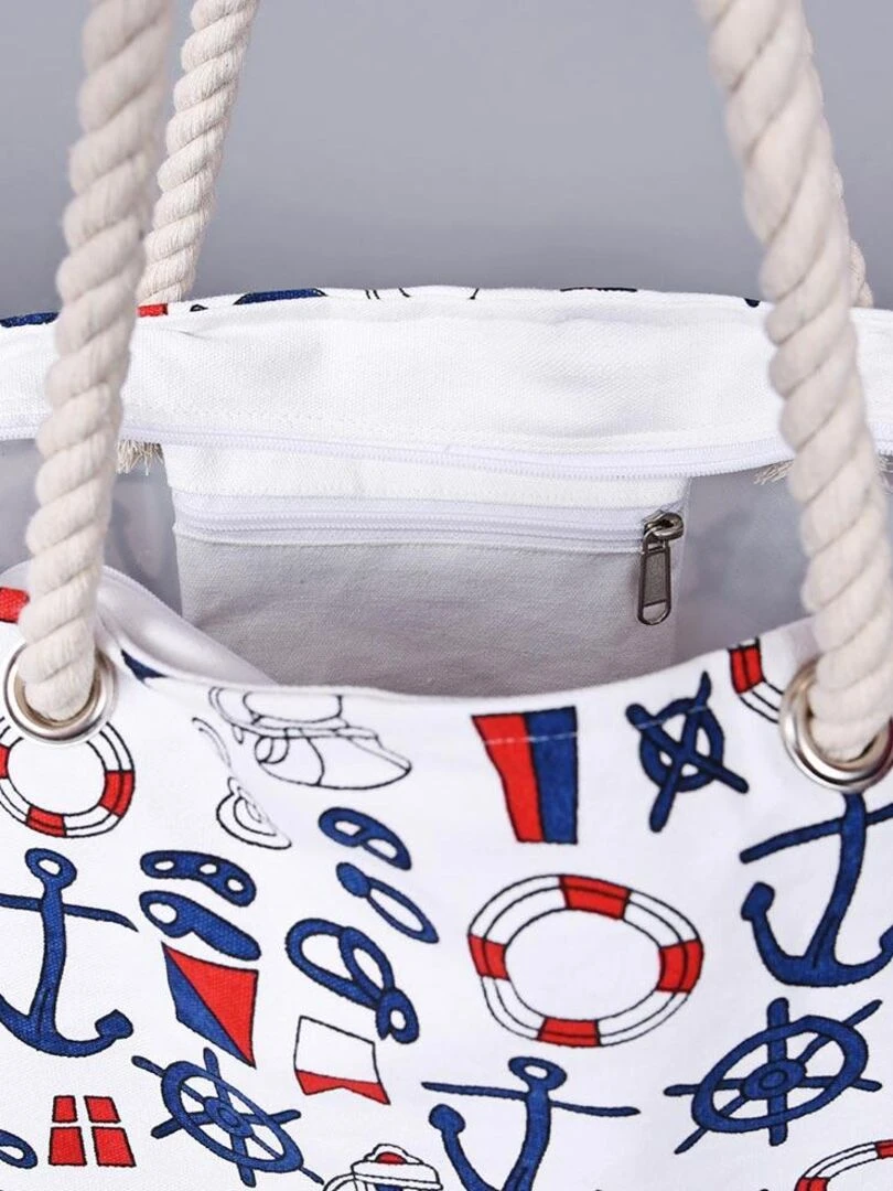 Sac de plage Marina Bleu marine