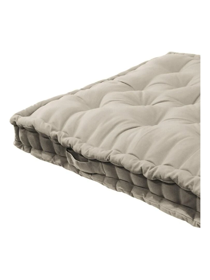 Matelas palette Kala grège coton   Gris