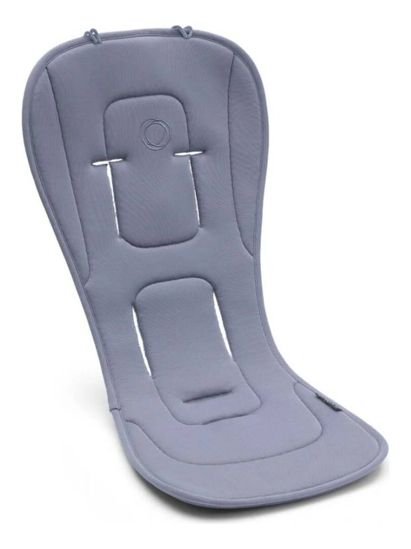 Coussin confort réversible BLEU BORD DE MER pour poussette Bugaboo Bleu