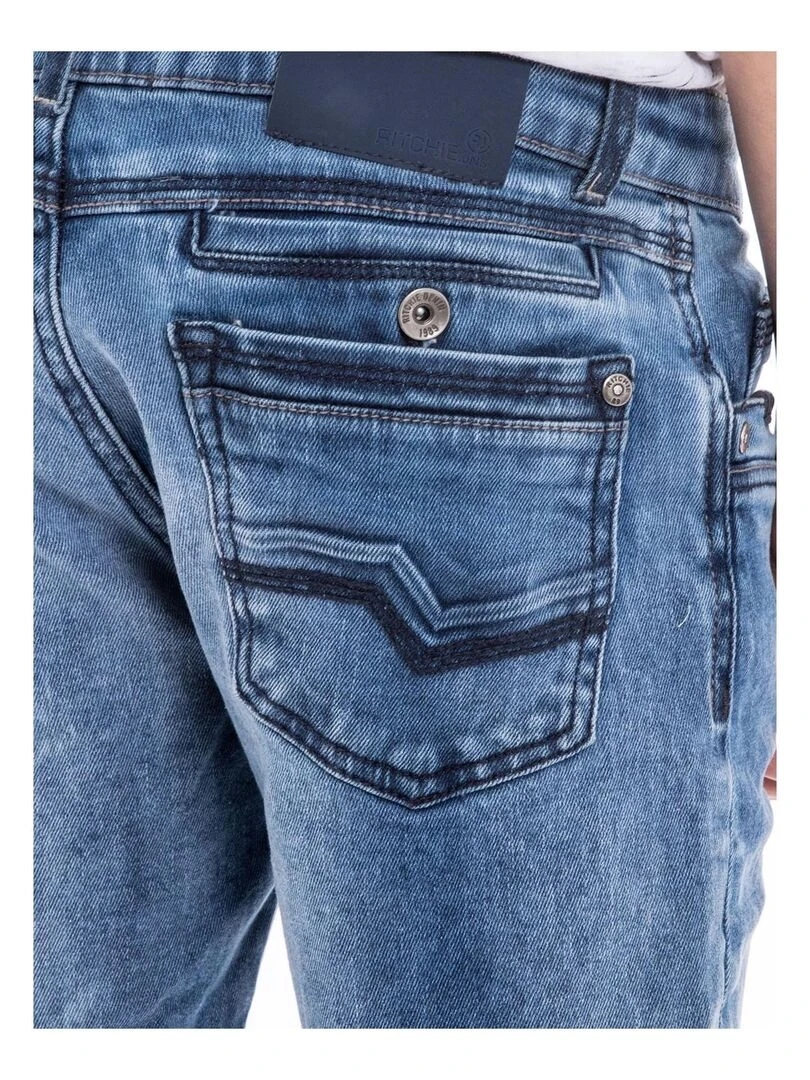 Bermuda en jean slim BAKERFIELD BOY   Bleu clair