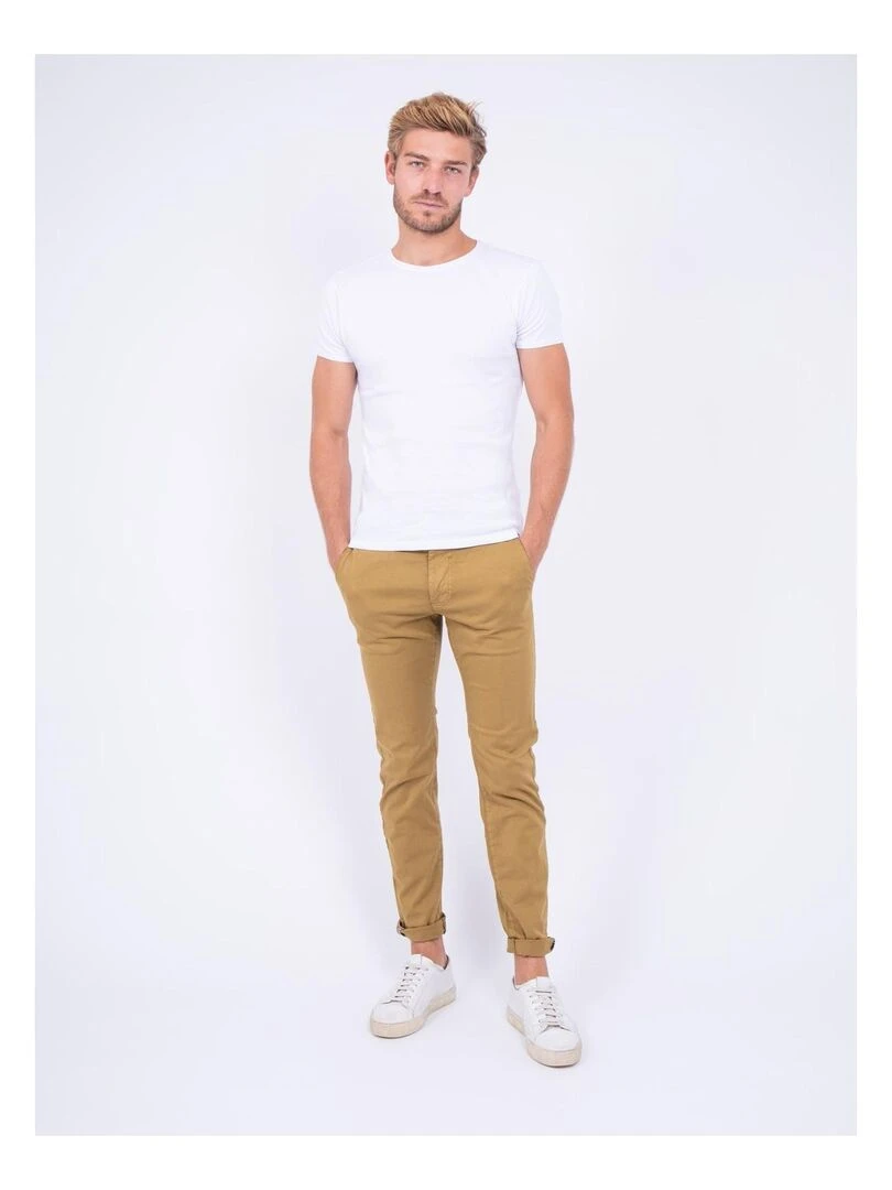 Pantalon chino coupe ajustée VAIRE   Beige