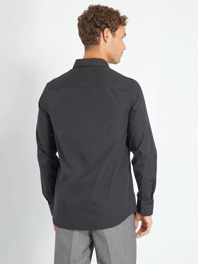 Chemise droite   noir
