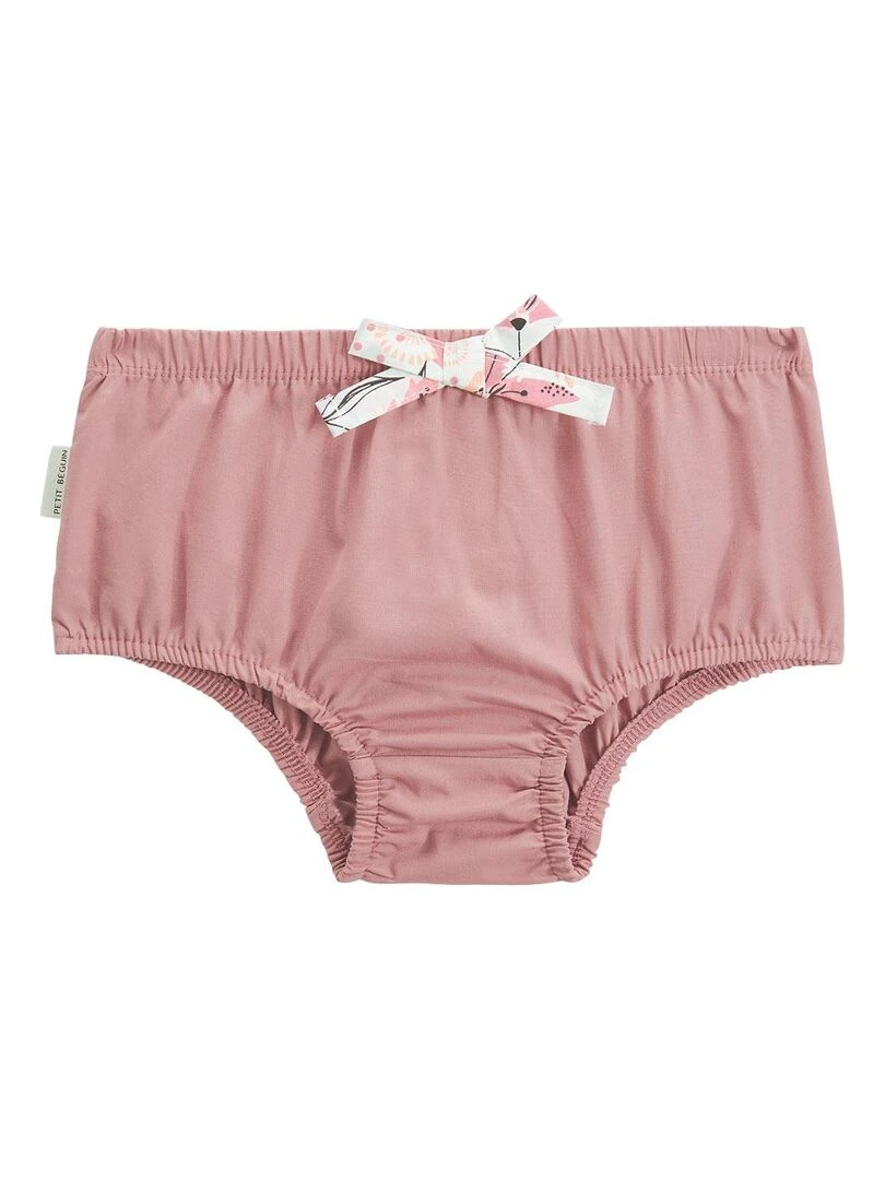 Lot de 2 culottes bébé Singapour   Rose